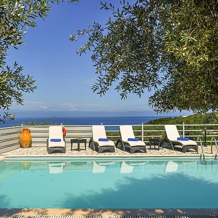 Villa Lioniskari Seaviews - Paxoi'S Private Pool Oasis Porto Ozias Exterior foto