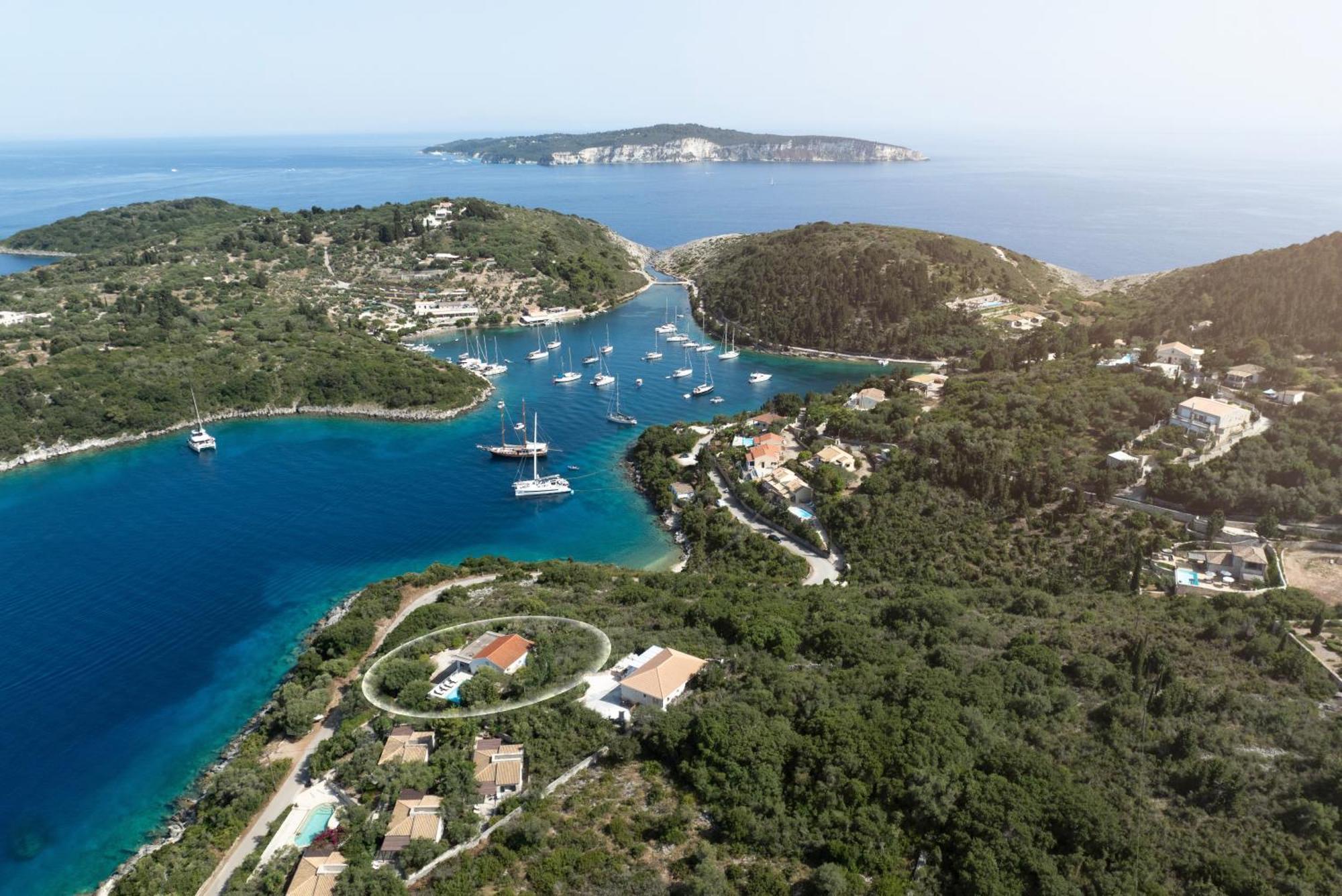 Villa Lioniskari Seaviews - Paxoi'S Private Pool Oasis Porto Ozias Exterior foto