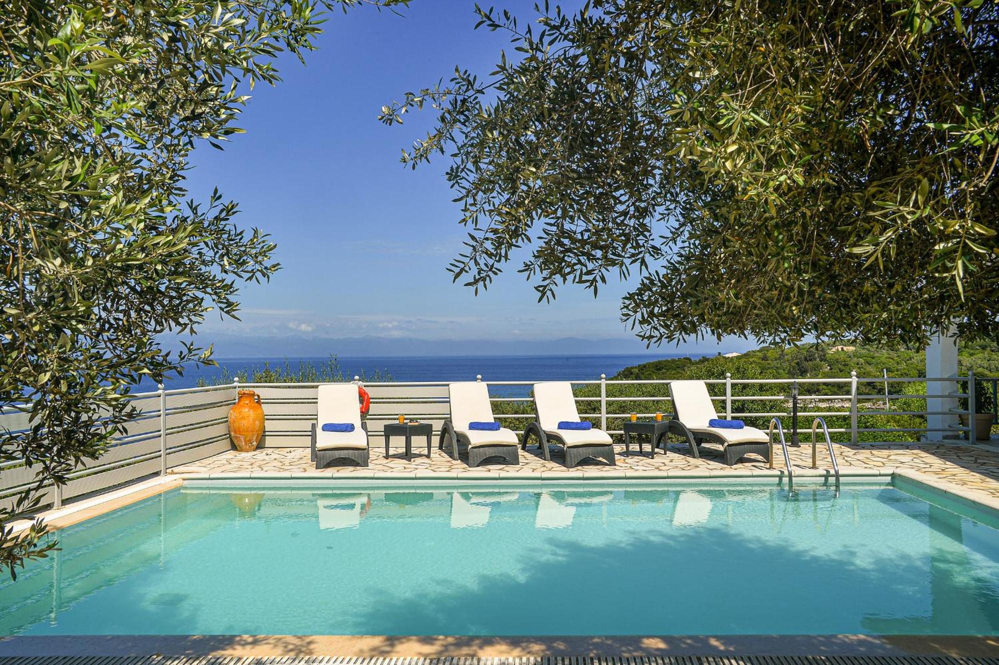 Villa Lioniskari Seaviews - Paxoi'S Private Pool Oasis Porto Ozias Exterior foto